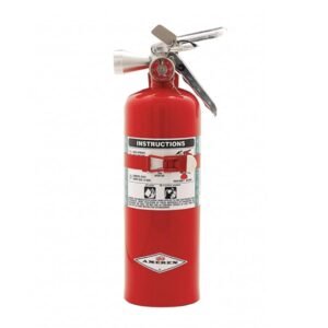 Amerex B386T | 5 lb Halotron I | Clean Agent Fire Extinguisher with Vehicle Bracket | 5B:C