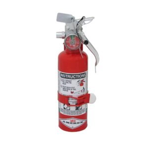 Amerex A384T | 1.4 lb Halotron I | Clean Agent Fire Extinguisher with Vehicle Bracket | 1B:C