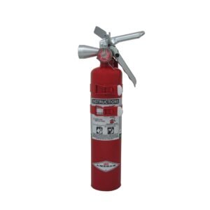 Amerex B385TS | 2.5 lb Halotron I | Clean Agent Fire Extinguisher with Vehicle Bracket | 2B:C