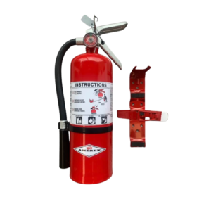 Amerex B500T | 5 lb ABC | Dry Chemical Fire Extinguisher with Vehicle Bracket | 2A 10B:C